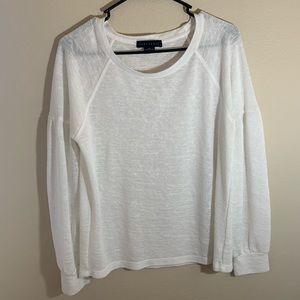 White Nordstrom Sanctuary sweater. Size Medium.